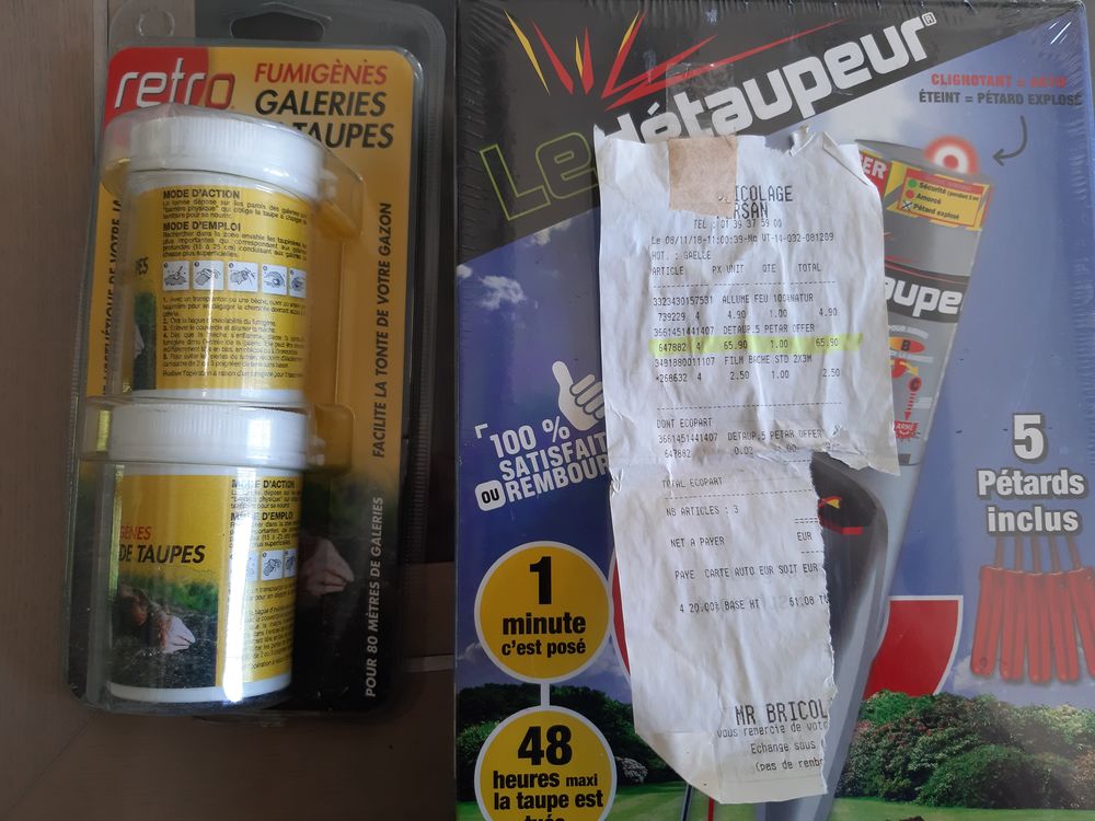 lot de 2 d�taupi�res 25 Cires-l�s-Mello (60)