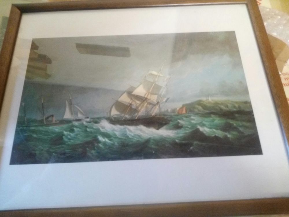 LOT DEUX CADRES BATEAUX 20 Levainville (28)