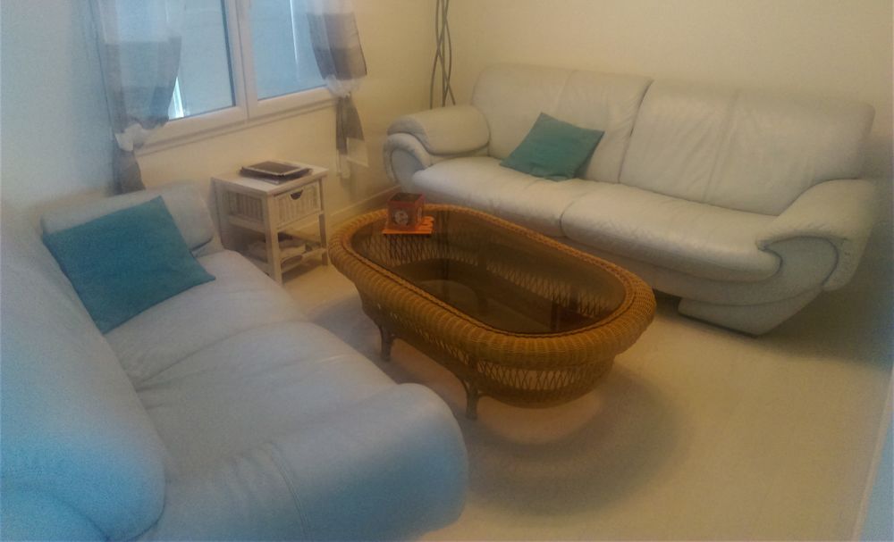 Deux canap�s en cuir de marque  Ch�teau d'Ax  0 Nogaro (32)