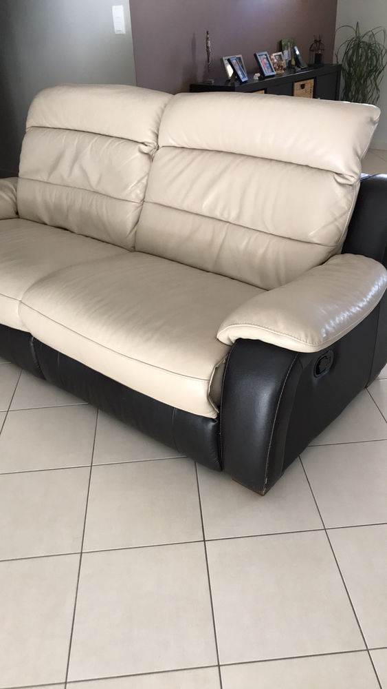 Deux canap�s cuir buffle cuir center 1000 Mareuil-sur-Cher (41)