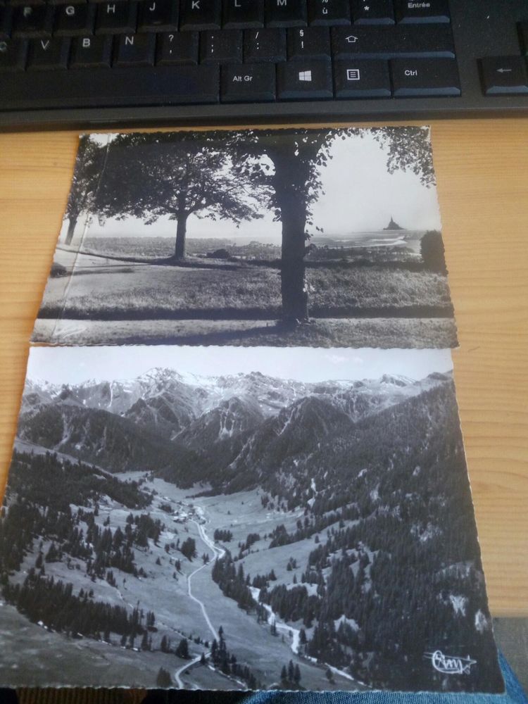 LOT DEUX CARTES POSTALES  MOLINES ET AVRANCHES 9 Levainville (28)