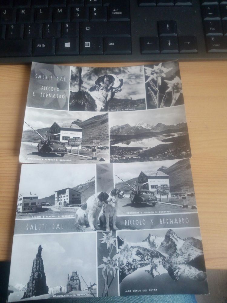 LOT DE DEUX CARTES POSTALES SOUVENIR DU PETIT ST B 20 Levainville (28)