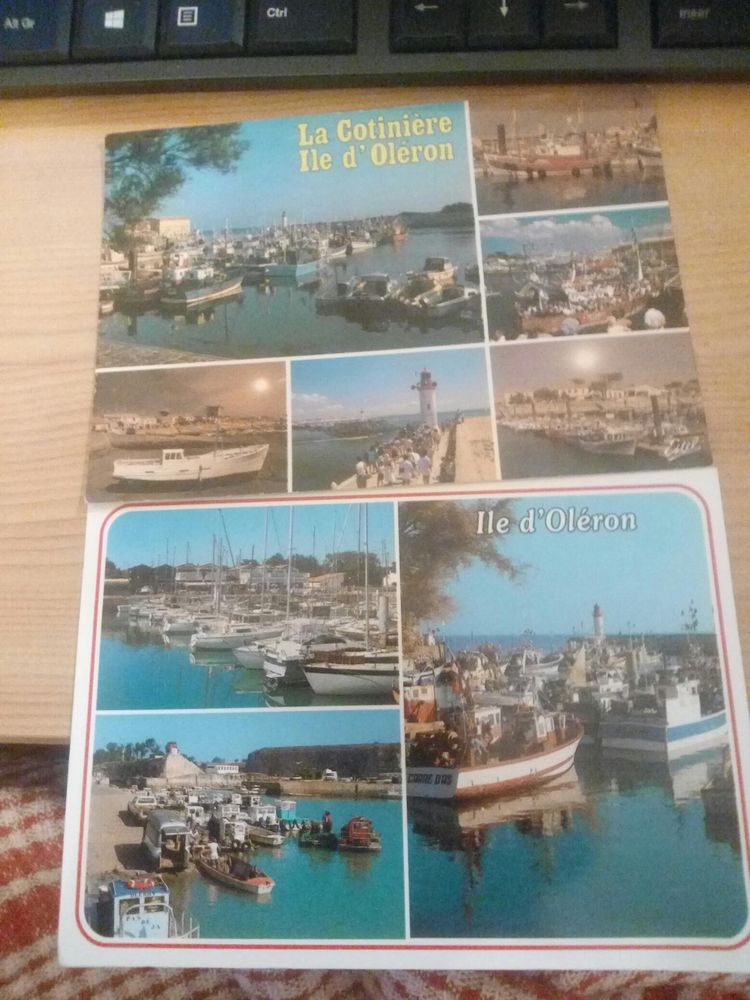 LOT DE DEUX CARTES POSTALES COULEUR ILE D OLERON 4 Levainville (28)