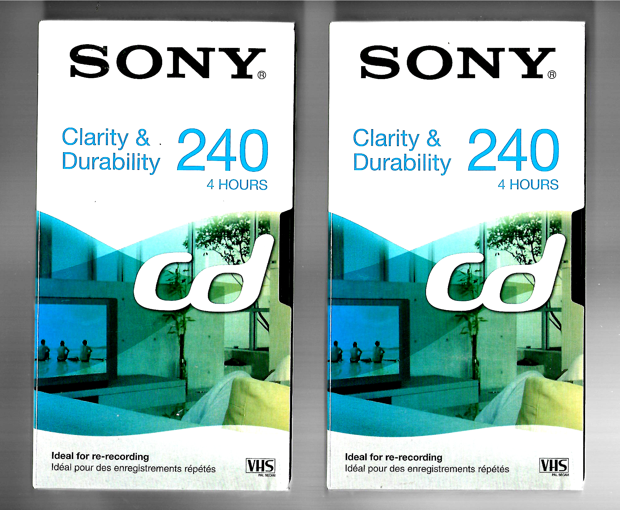 Deux cassettes VHS SONY 240 6 Lille (59)