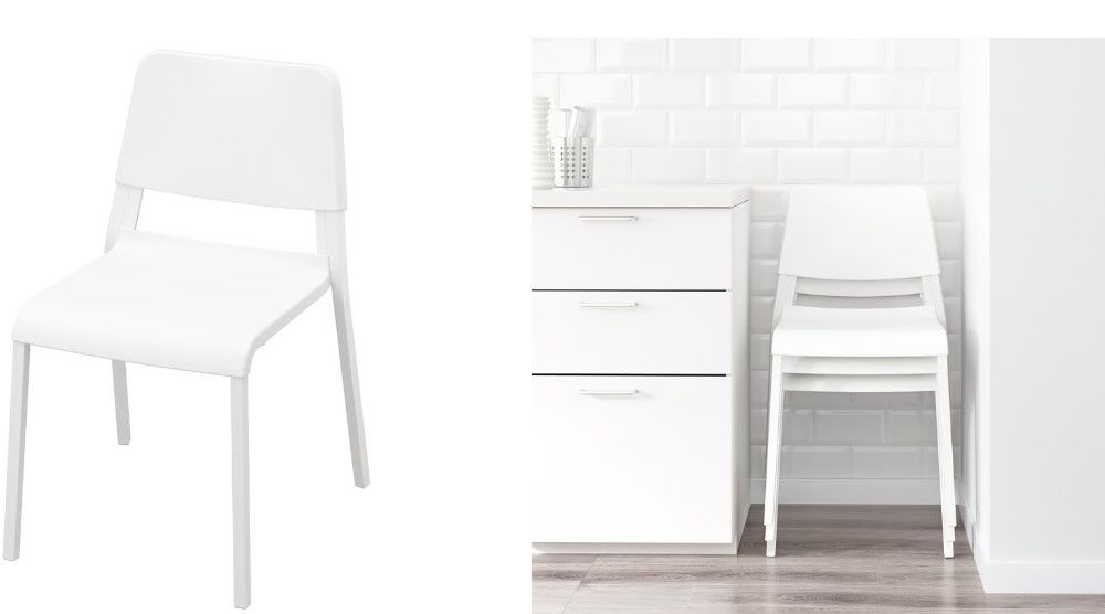 de deux chaises blanches neuves Teodores � 65 euros. 65 Champigny-sur-Marne (94)