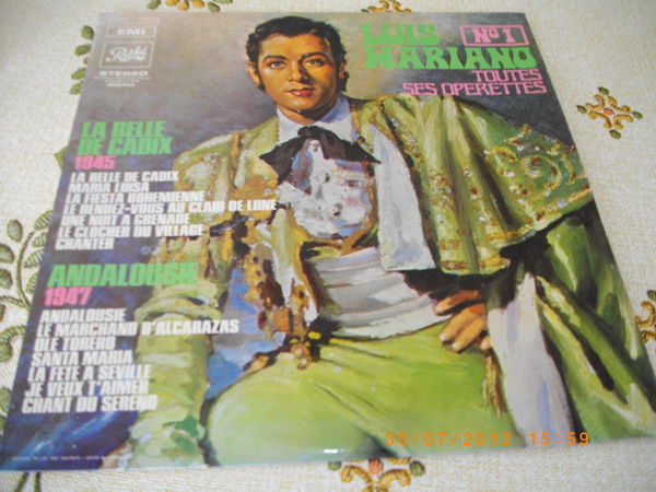 DEUX DISQUES VINYLES 33 T DE LUIS MARIANO N� 1 ET N�3 10 Perros-Guirec (22)