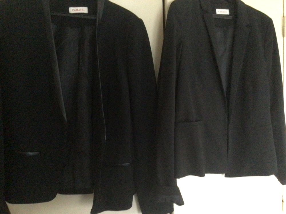 deux ensembles veste pantalon neuf noir 80 Douai (59)