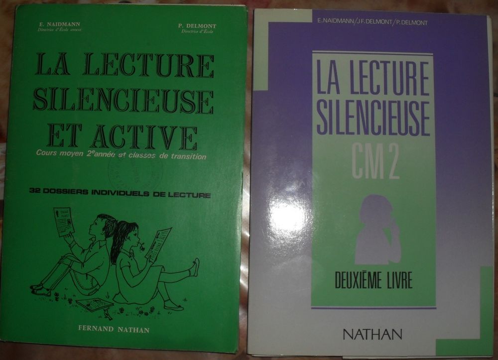 Deux exemplaires diff�rents de Lecture silencieuse. 50 Montreuil (93)