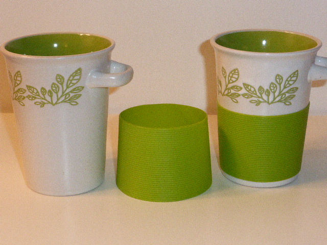 Lot de deux grand mugs fleurs verts et blancs 4 Rueil-Malmaison (92)