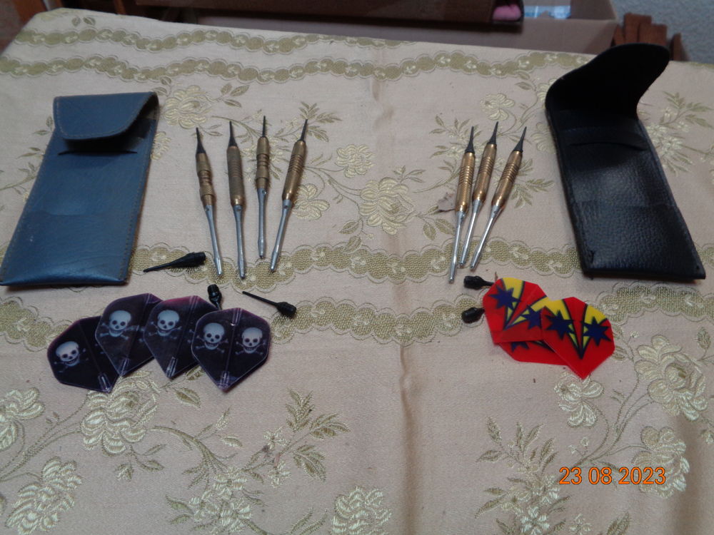 DEUX JEUX DE FLECHETTES DANS LEUR ETUI 50 L'Isle-Jourdain (32)