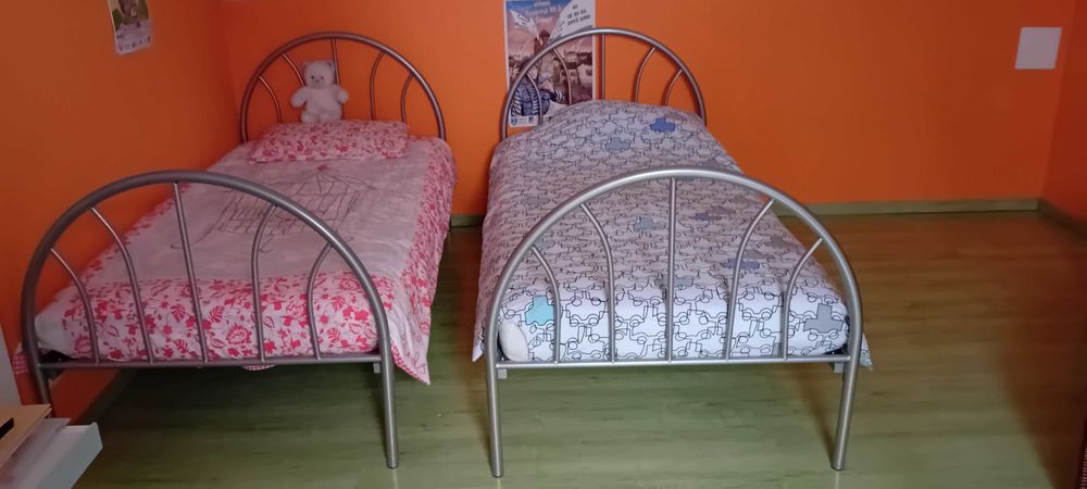 deux lits avec matelas et literie 150 Semur-en-Auxois (21)