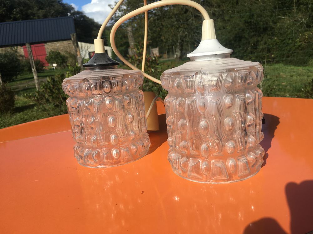 Lot de deux lustres en verre 30 Rennes (35)