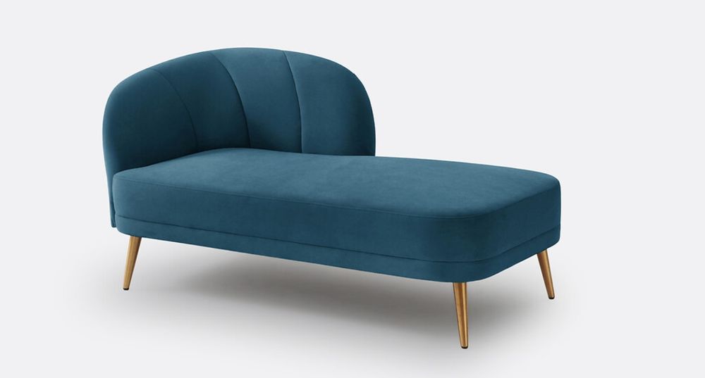 Deux m�ridiennes velours Bleu de Prusse 200 Metz (57)