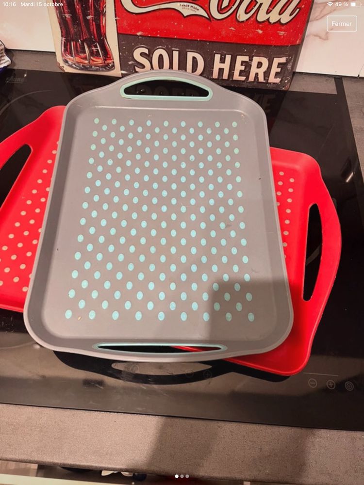 lot de deux plateaux 5 Saint-Gratien (95)