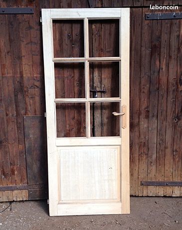 Deux portes neuves en bois 65 Mottier (38)