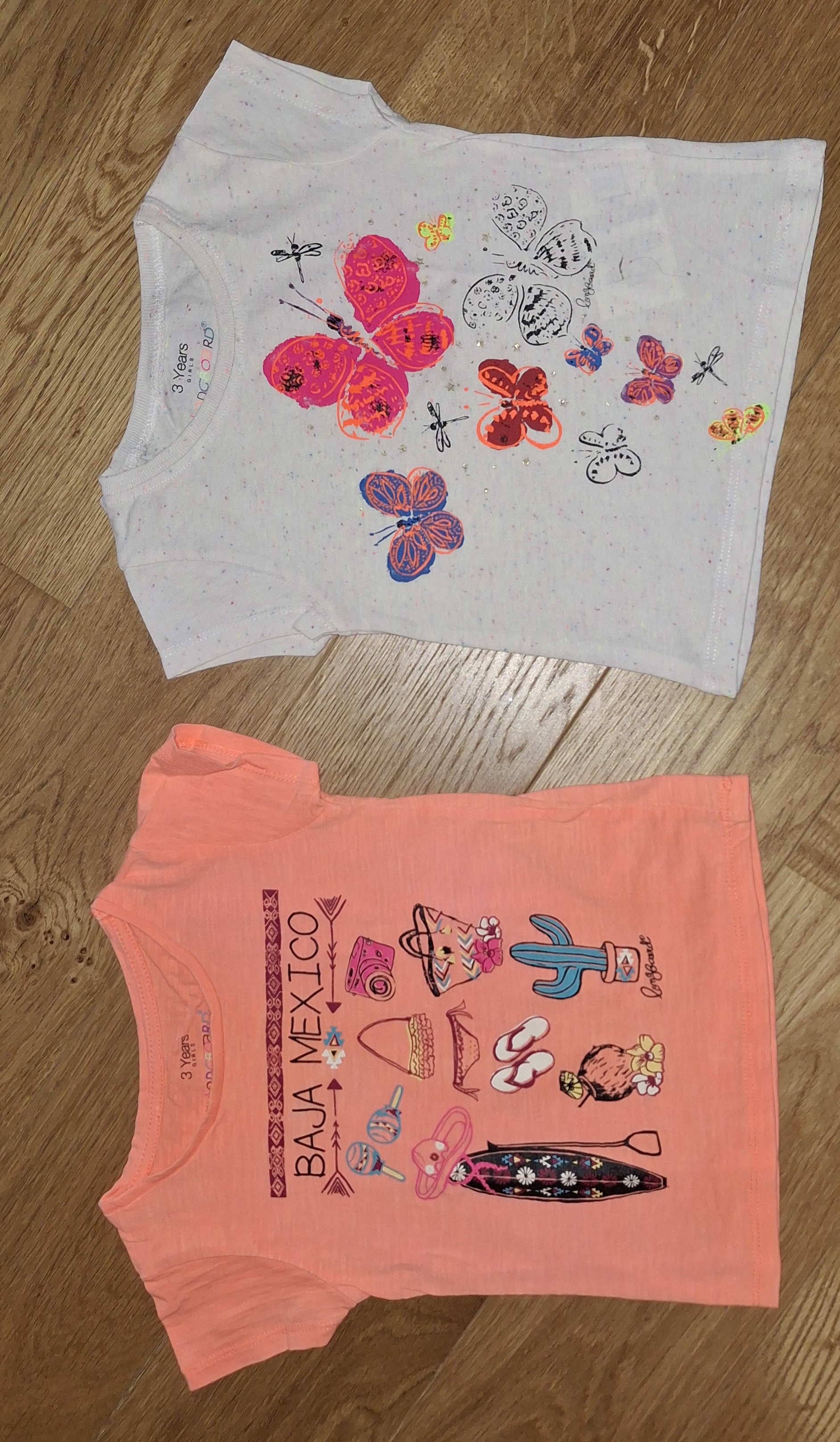 Lot deux t-shirt manches courtes 3 ans marque Longboard 6 Villiers (86)