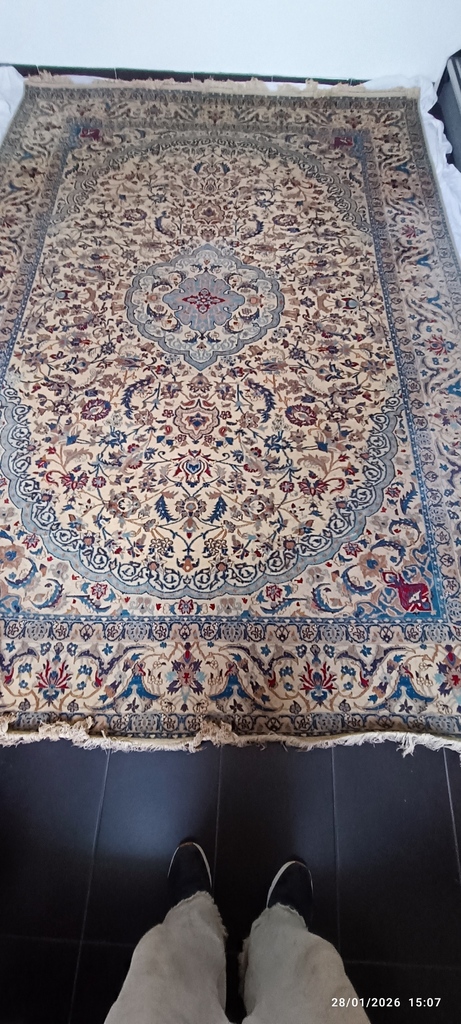 Deux Tapis Persans: 1 ISPAHAN & 1 Nain 9000 Lapeyrouse-Mornay (26)