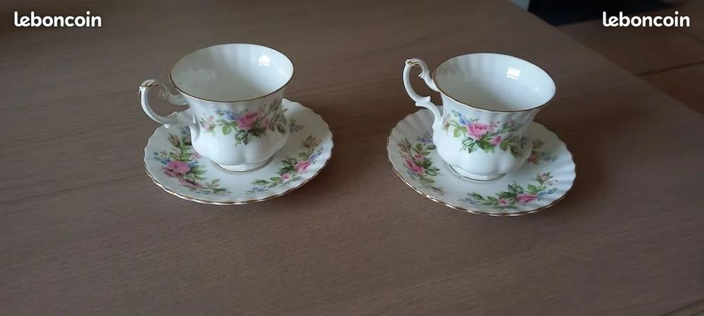 Deux tasses avec soucoupes Royal Albert 25 P�rigny (17)