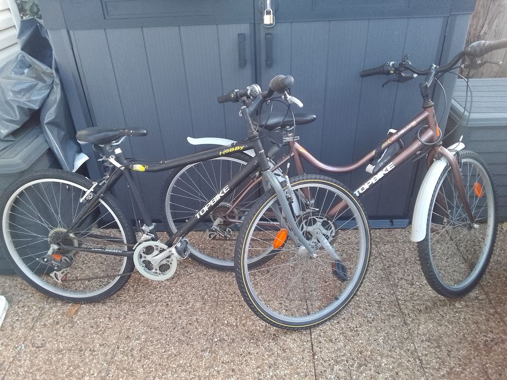 Deux v�los homme et femme taille moyenne 80 La Londe-les-Maures (83)