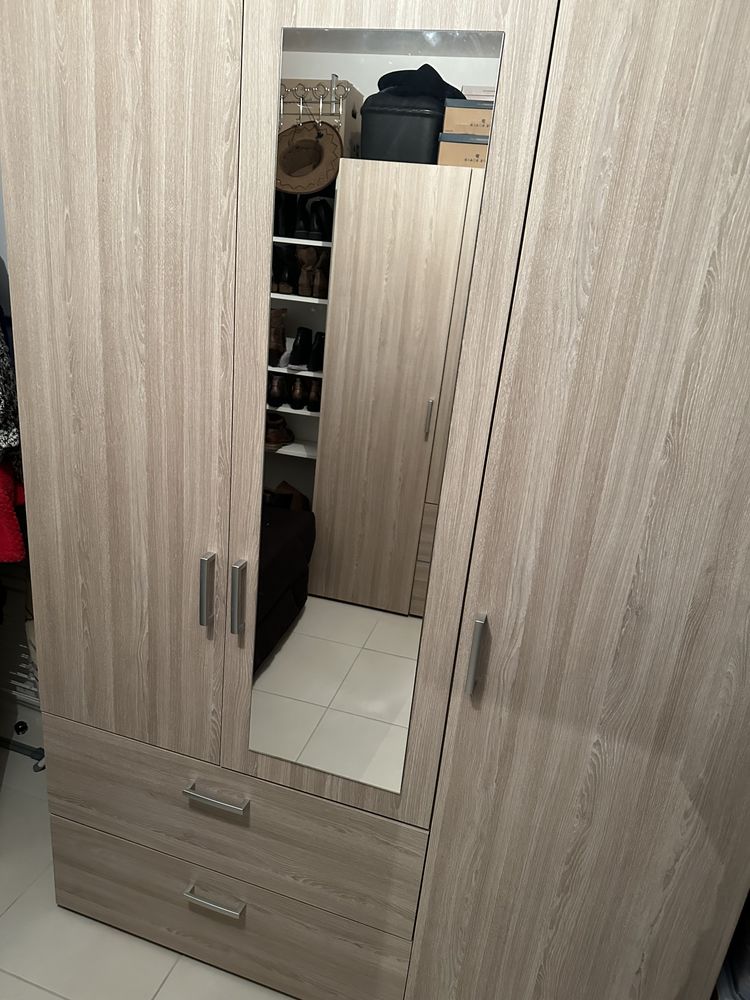 Deuxi�me armoire 3 portes 2 tiroirs 200 P�rigny (17)