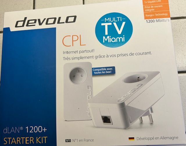 KIT CPL DEVOLO 1200 Mbits ( neufs / : double emploi ) 26 Cerny (91)