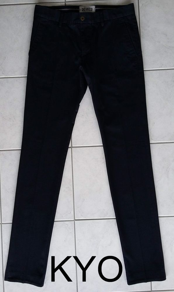 DEVRED - Pantalon bleu marine, taille 40(M) - Très bon état 35 Foncine-le-Haut (39)