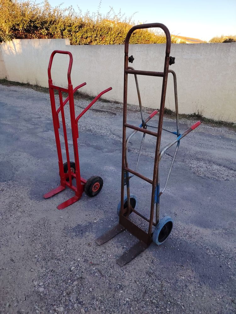 Diable chariot transport de charges maraicher 160 Saint-Jean-de-Fos (34)