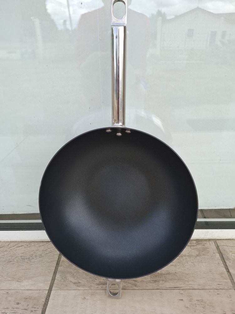 WOK DIAM. 32 CM ACIER INOXYDABLE 15 Bellac (87)