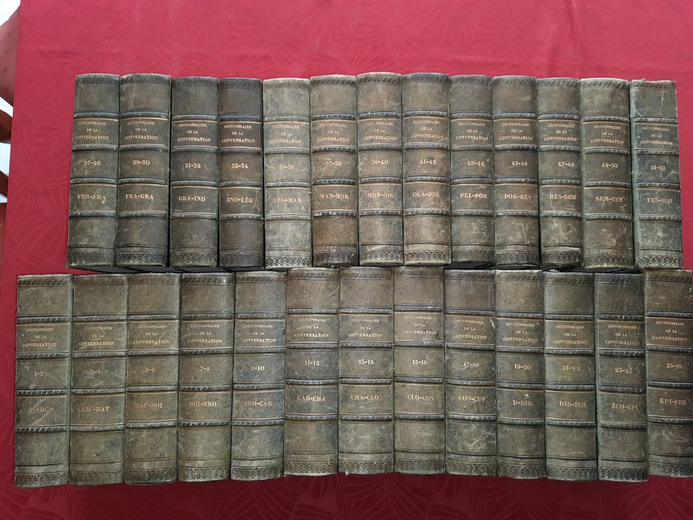 Dictionnaire de la Conversation et de la Lecture 26 Volumes 0 Cairon (14)