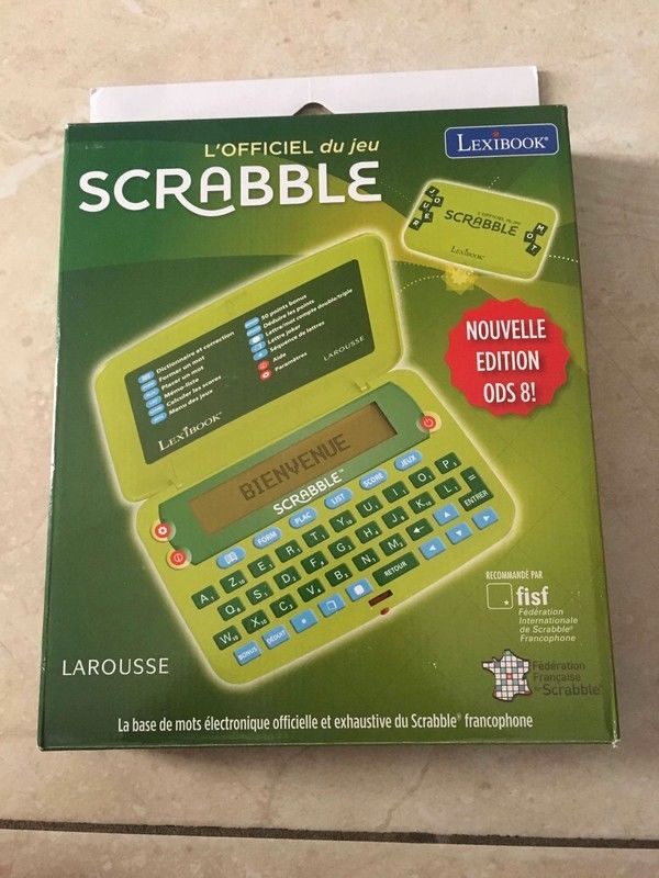 Dictionnaire Electronique Officiel du Scrabble Format Ergonomique Large Touches 
