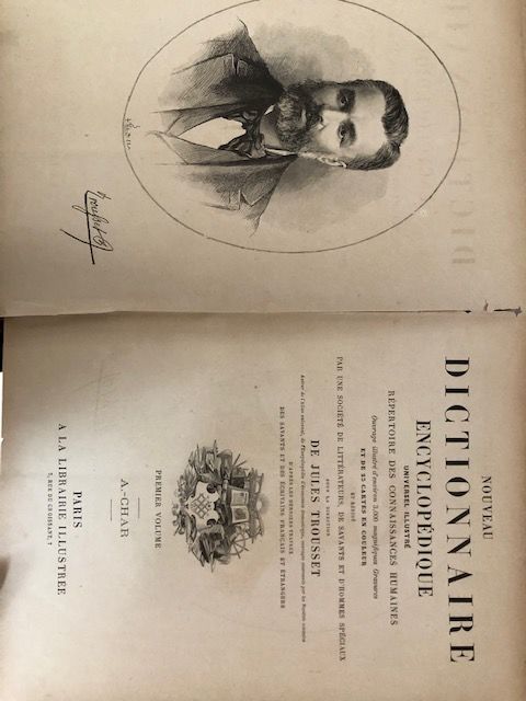 Dictionnaire Encyclopédique 1886 de Jules TROUSSET 165 Vélizy-Villacoublay (78)