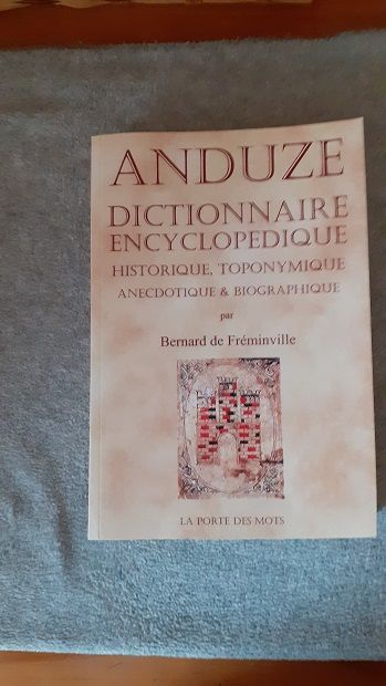 Dictionnaire encyclop�dique ANDUZE 10 Al�s (30)