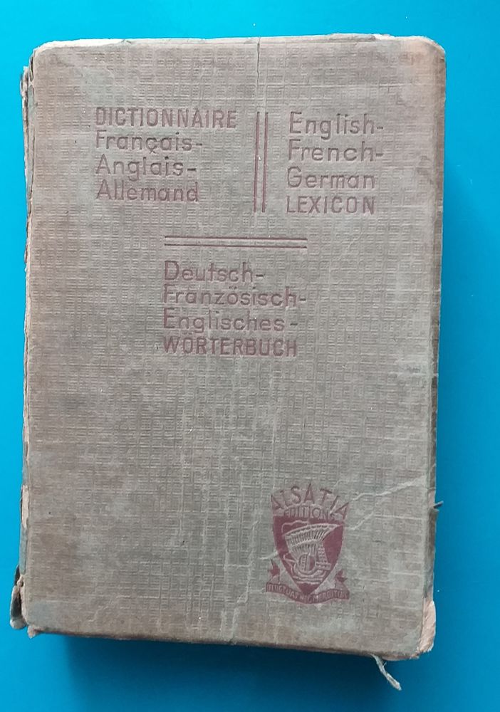 Dictionnaire Fran�ais-Anglais-Allemand En 3 Parties 4 Montauban (82)