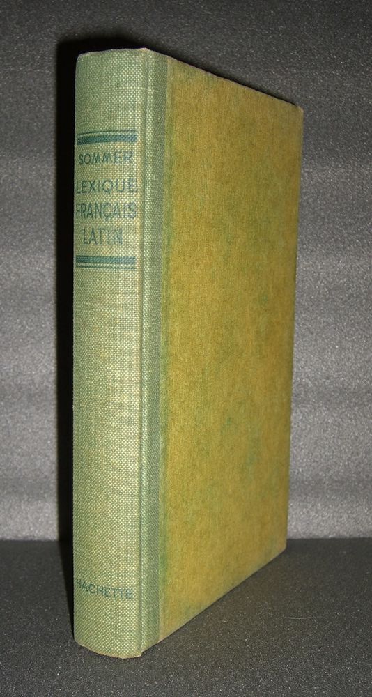 Dictionnaire fran�ais - latin Sommer t.b.e 10 Balma (31)