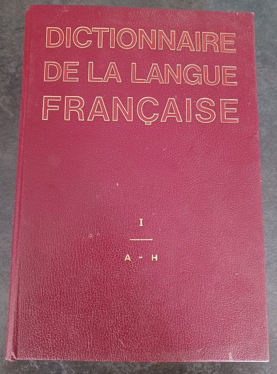 Dictionnaire de LANGUES FRAN�AISE en 2 volumesEdition 1989
20 Laruscade (33)