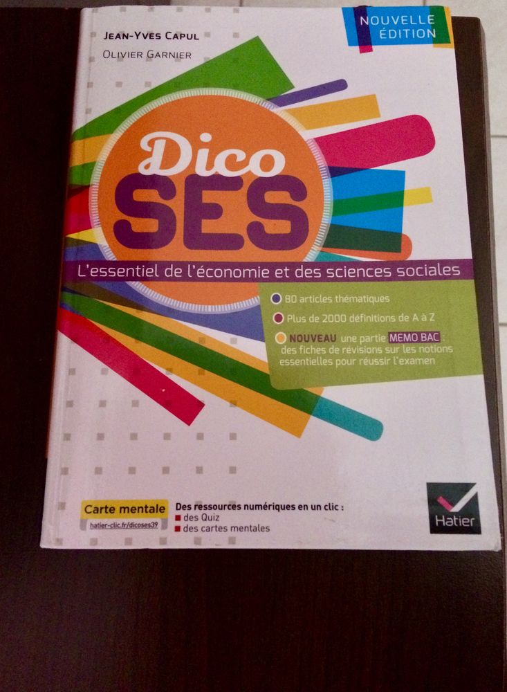 Dictionnaire SES (Lyc�e et Sup�rieur) 10 Valence (26)