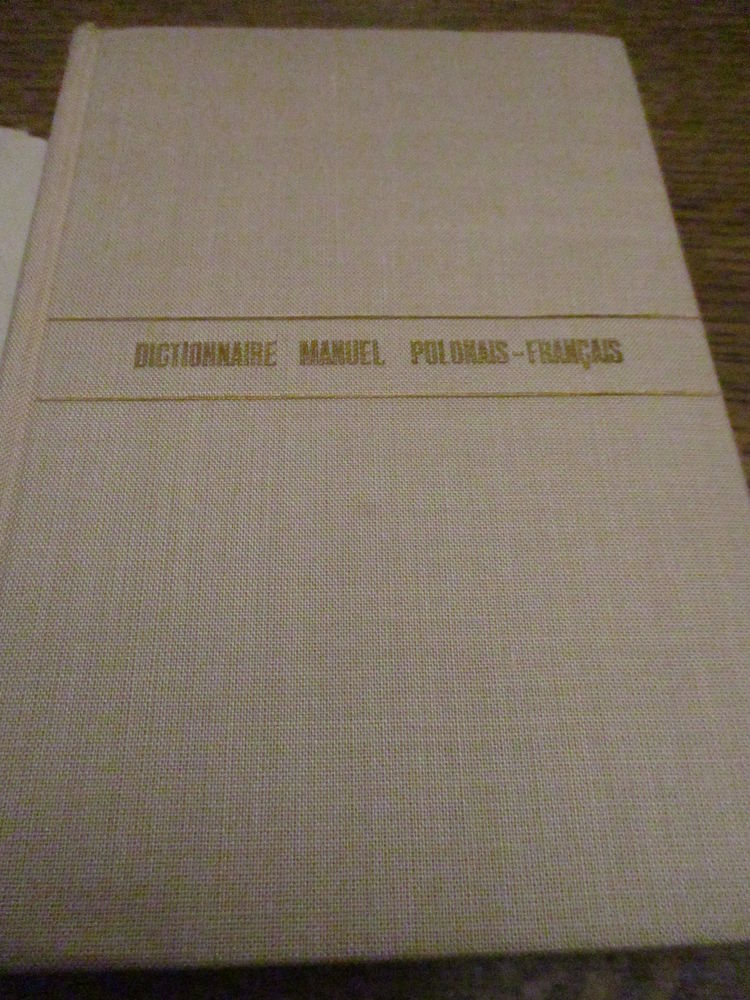 dictionnaire manuel polonais-fran�ais tr�s bon �tat - 1963 0 M�rignies (59)