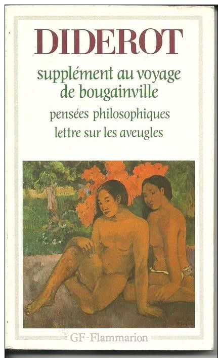 DIDEROT Suppl�ment au voyage de bougainville, pens�es philos 1 Montauban (82)