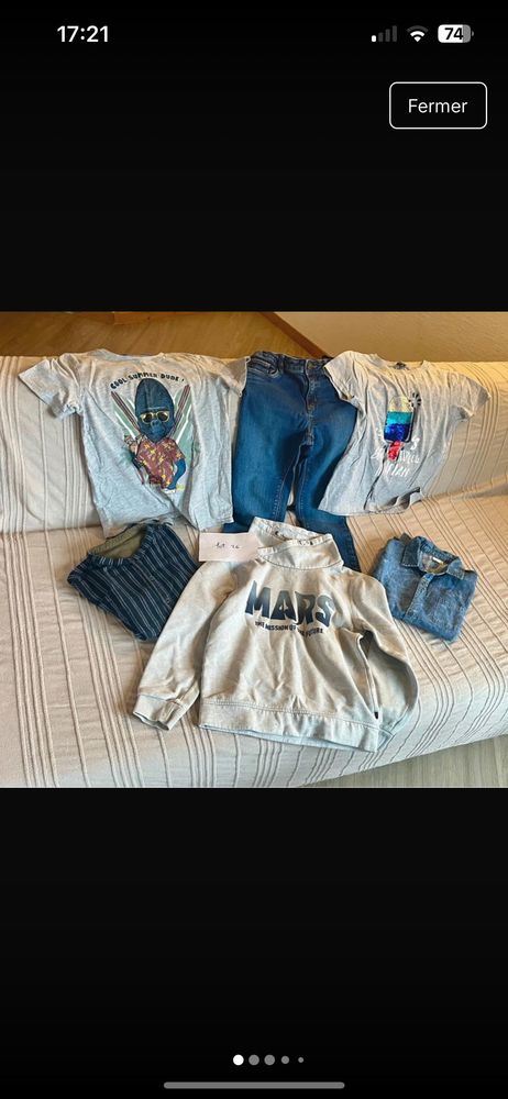 diff�rent lots de v�tements gar�on taille 10 ans 15 Palaiseau (91)