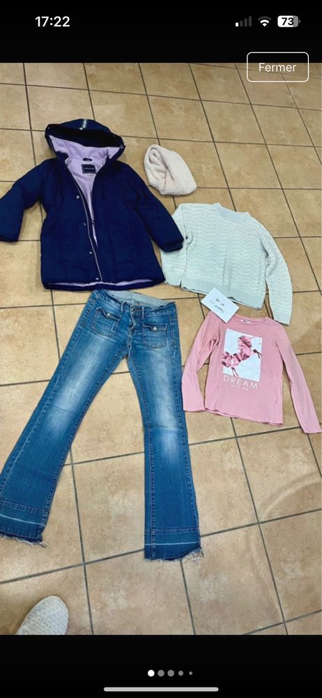 Differents lots de vetements fille 10 ans 15 Palaiseau (91)