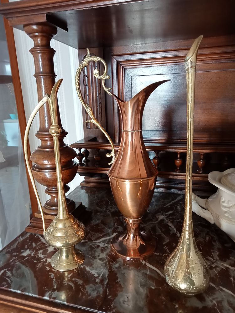 différents vases en cuivre et laiton 10 Saint-Laurs (79)