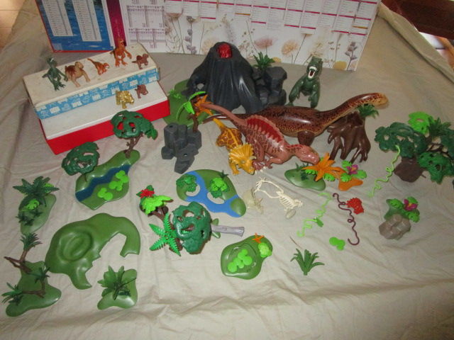 lot dinosaure playmobil  + vegetation 
50 Villepinte (93)
