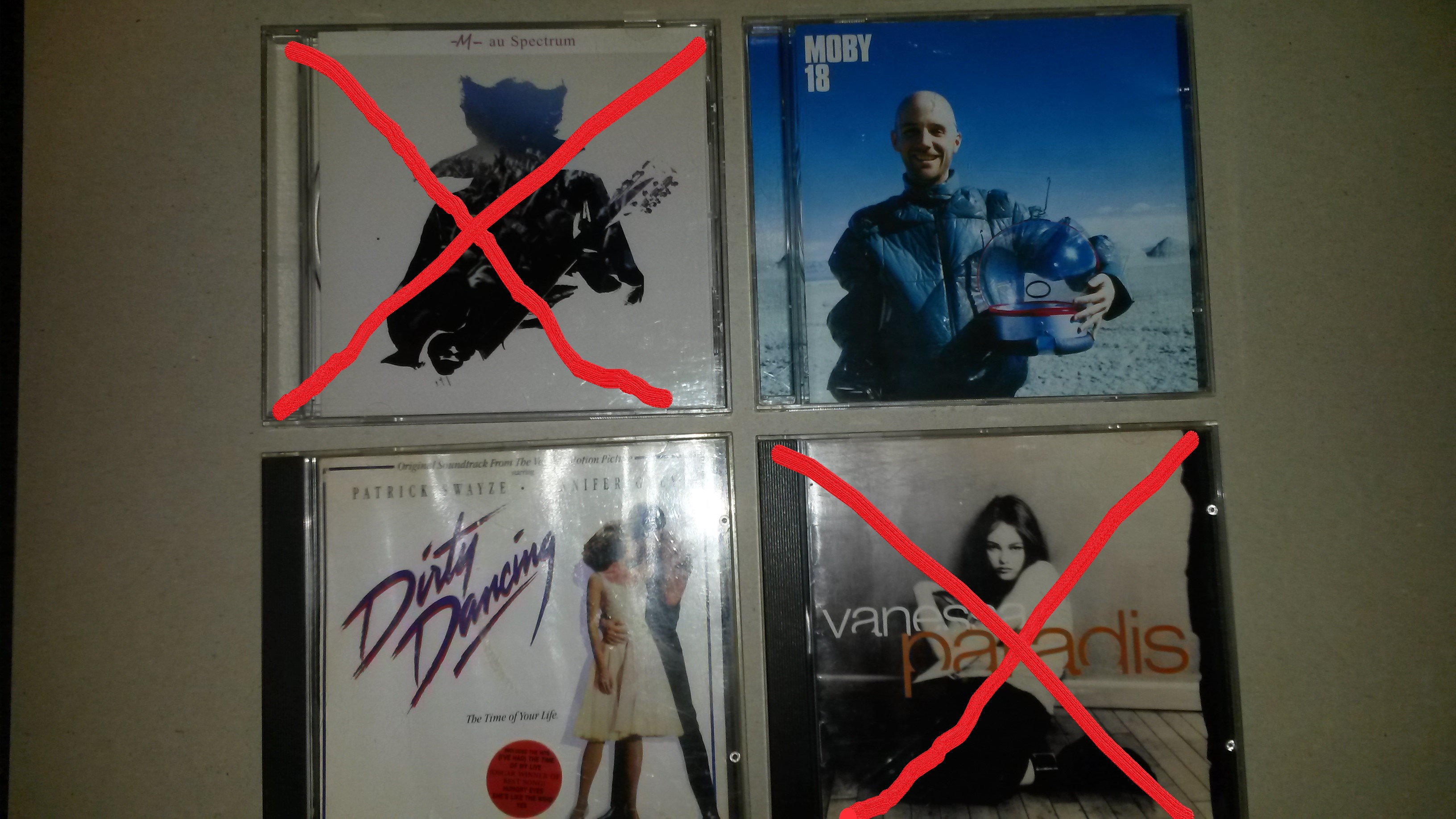 CD, Dirty dancing et Moby 1 Aubenas (07)