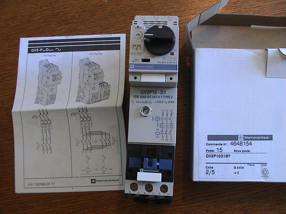 disjoncteur D�marreur telemecanique schneider GV2P10D1B7 100 Cherbourg-Octeville (50)