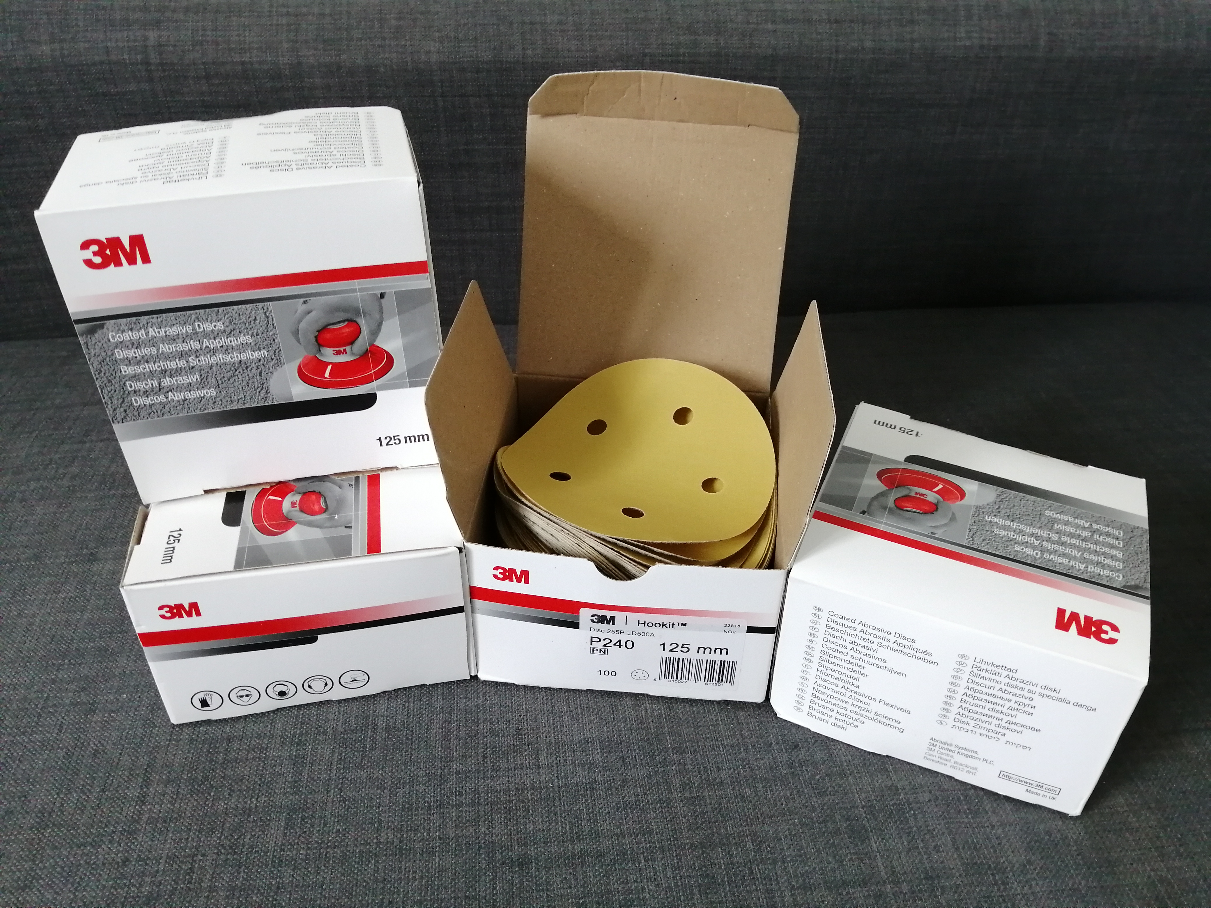 Disque abrasif P240-125mm 30 Brest (29)