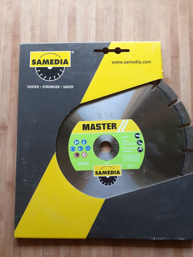 Disque Diamant MIXTE 300 mm X 20.0 mm SAMEDIA Master MAX SHOOX 120 Lens (62)