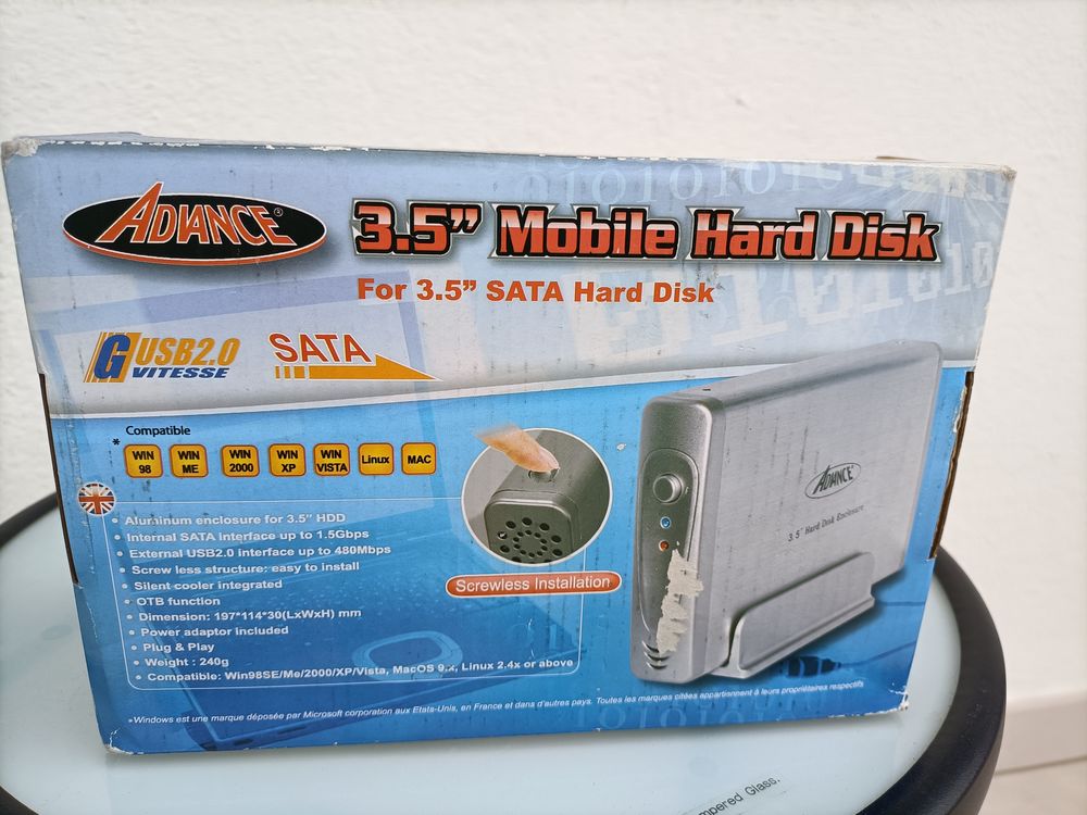 Disque externe 3,5? SATA / USB2.0 Advance BX-3801STS ? compl 30 Nice (06)