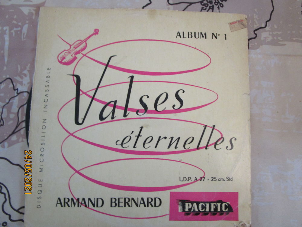 disque vinyle album n�1  VALSES ETERNELLES  d'Armand Bernarc 8 Chanteloup-en-Brie (77)