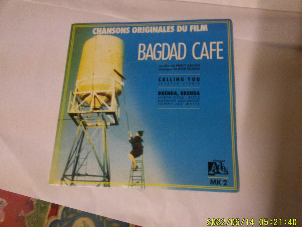 Disque  Vinyle  .  BAGDAD  CAFE .. de : 1988 15 Nontron (24)