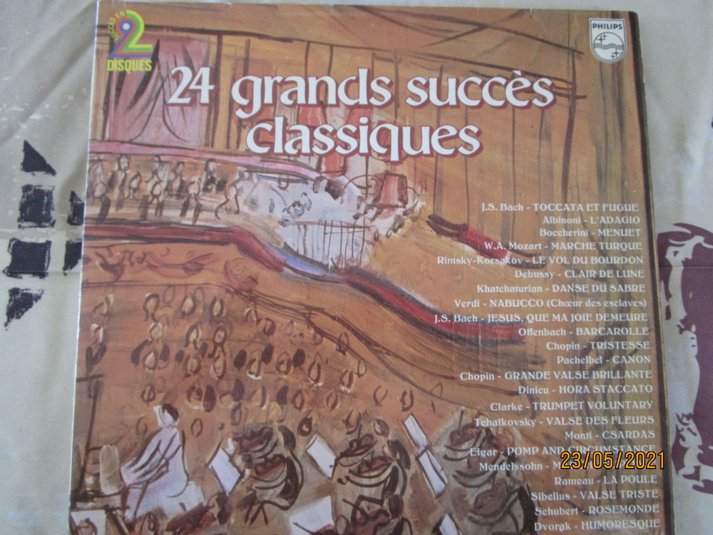 disque vinyle 33t classique  24 grands succ�s classiques  7 Chanteloup-en-Brie (77)